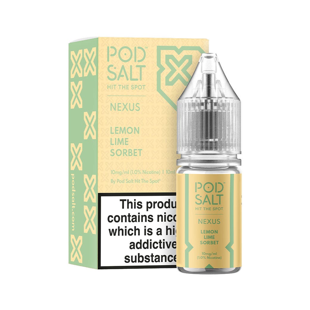 Lemon Lime Sorbet Nic Salt by Pod Salt - Nic Salts UK