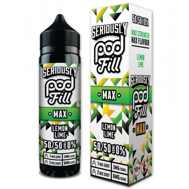 Seriously Pod Fill Max Lemon Lime 40ml Shortfill
