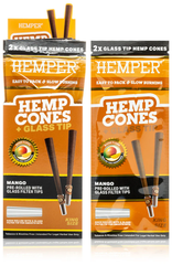 Hemper CONES KING Mango 2PK + Glass Tip