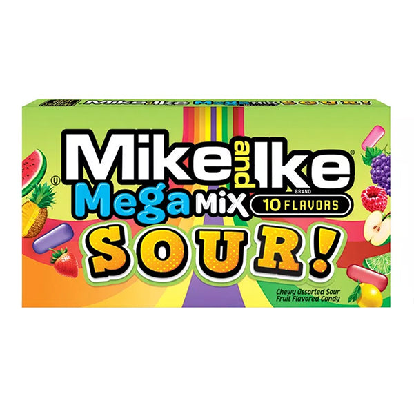 Mike and Ike Sour Mega Mix Theatre Box (12 Pack)