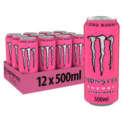 Monster Energy Ultra Rosa Cans 500ml 12pk (Shipping Restricted)