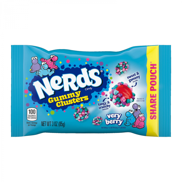 Nerds Gummy Clusters Very Berry 3oz (85g) - 12CT