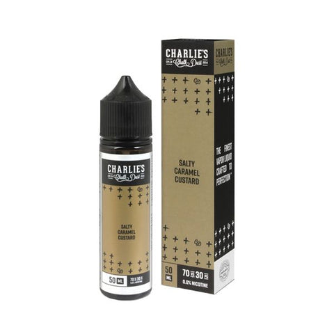 Charlie's Chalk Dust Salty Caramel Custard 50ml Shortfill