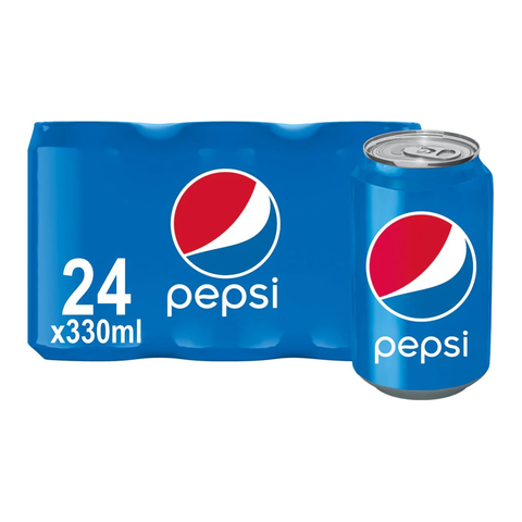 Pepsi Cans 330ml 24pk (Collection-Only)