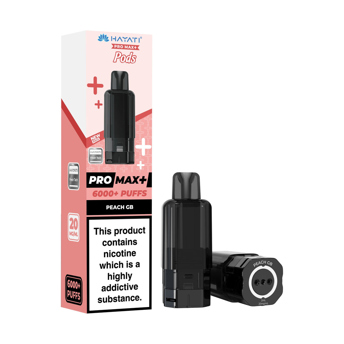 Hayati Pro Max 6000 Pods - Peach GB