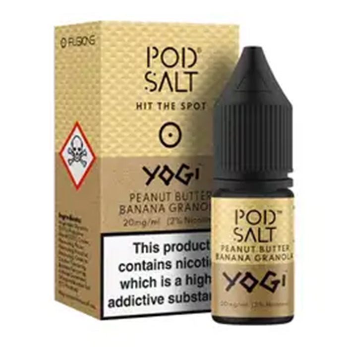 Pod Salt Peanut Butter Banana Granola 10ml Nic Salt