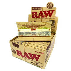 Raw Organic Connoisseur King Size Slim Rolling Papers 24pk