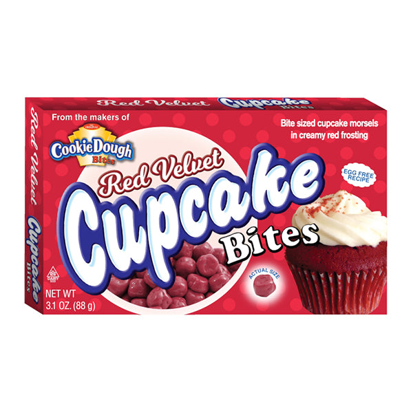 Cookie Dough Bites Red Velvet Cupcake 3.10z - 12 Packs