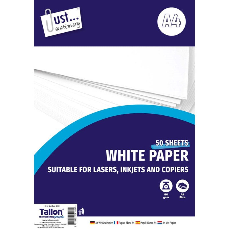 Copywhite Copy Paper Just Stationery A4 White Copy Paper 500 Sheets