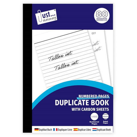 Just Stationery Full Size Duplicate Book 80 Sets