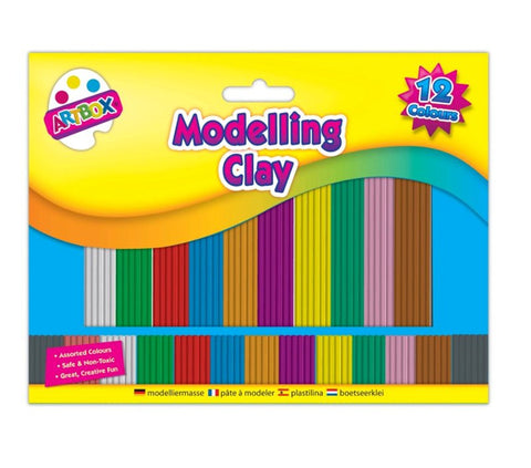 Artbox Medium Modelling Clay 12pk