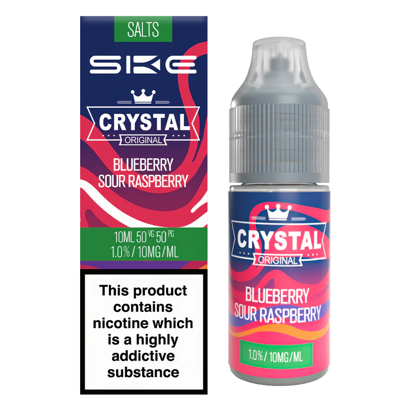 SKE Crystal Original Salts Blueberry Sour Raspberry 10ml - 10mg