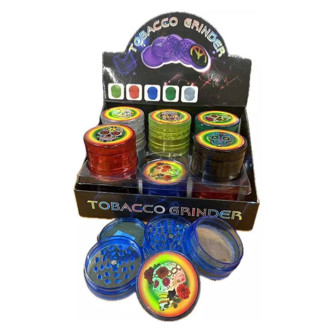 Grinder Plastic 5 Part with Sticker