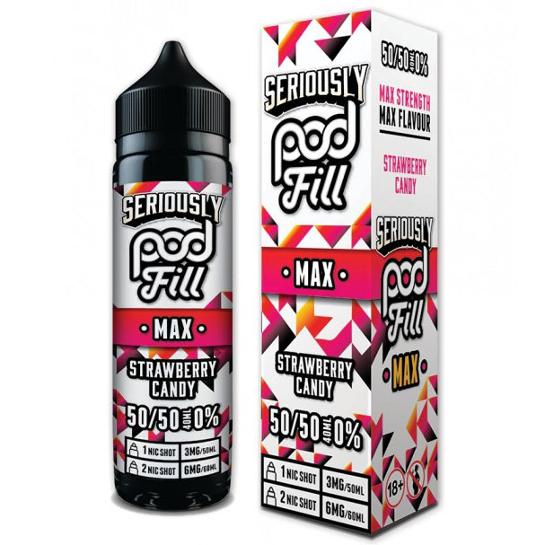 Seriously Pod Fill Max Strawberry Candy 40ml Shortfill