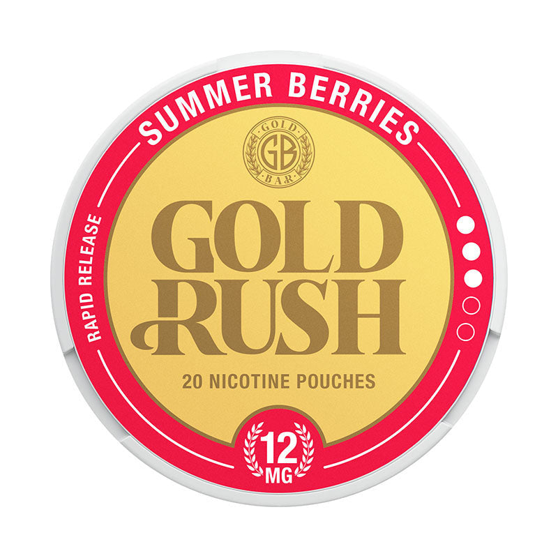 Gold Rush Summer Berries Nicotine Pouches - 12mg