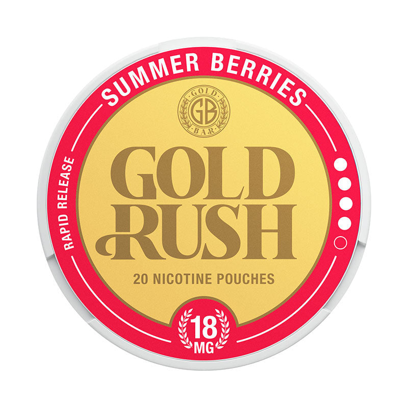 Gold Rush Summer Berries Nicotine Pouches - 18mg