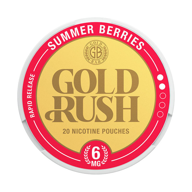 Gold Rush Summer Berries Nicotine Pouches - 6mg