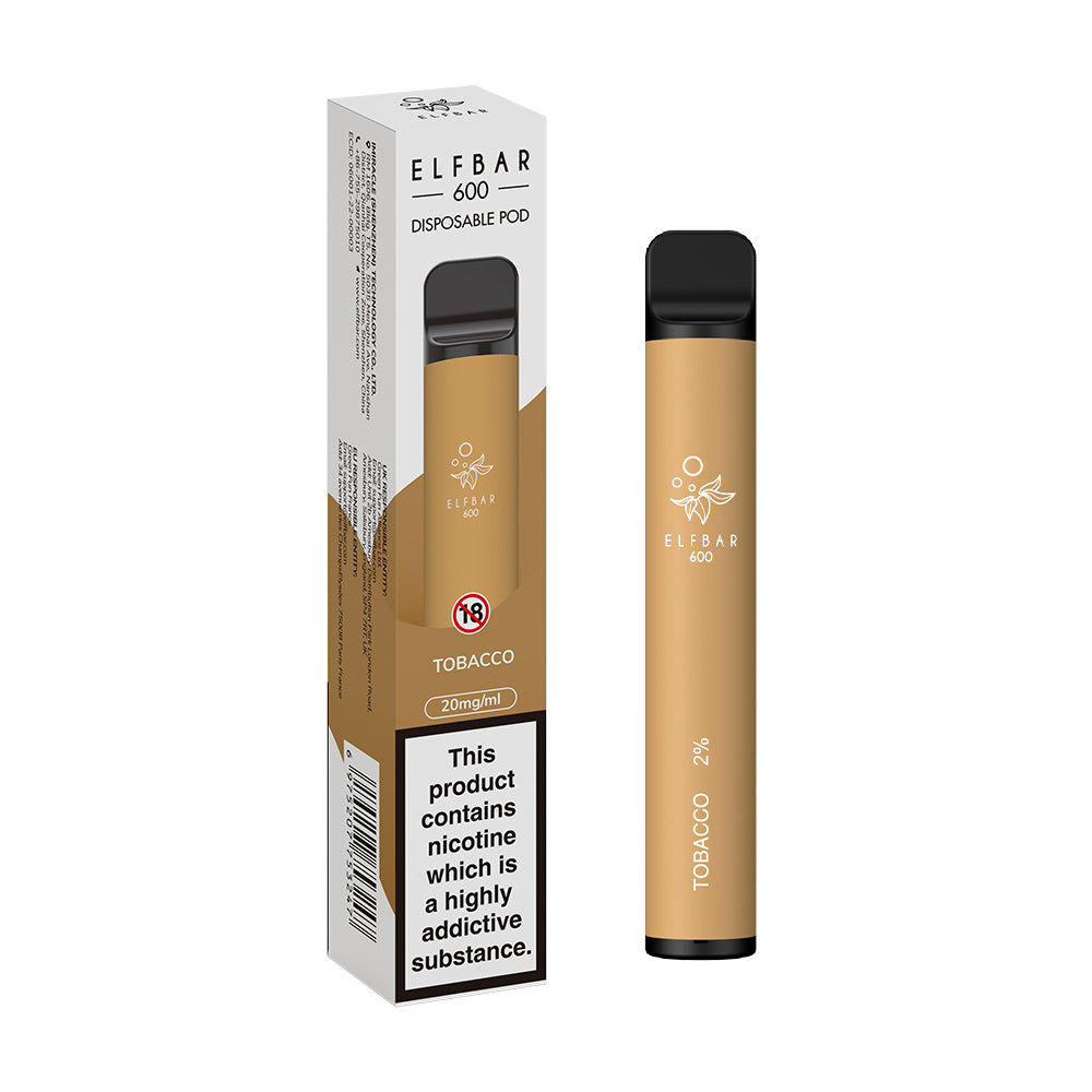 Elf Bar 600 Disposable Vape Device 20mg