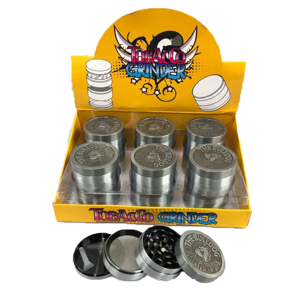 Tobacco Grinder 50mm 4 Part (HX-524BS)