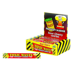 Toxic Waste Nuclear Sludge Sour Cherry Chew Bar 0.7oz (20g) 50pk