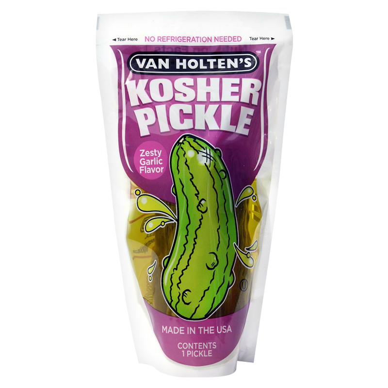 Van Holten's - Pickle-In-A-Pouch Jumbo Pickles - 12 Pack Kosher