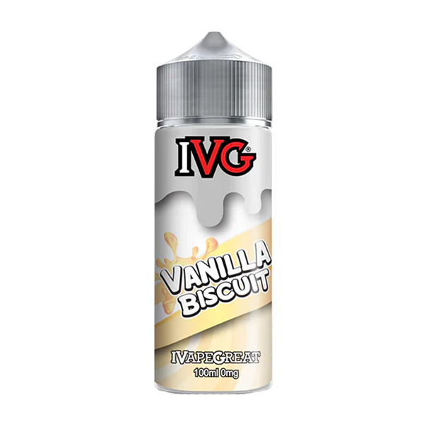 IVG Vanilla Biscuit 100ml Shortfill 0mg