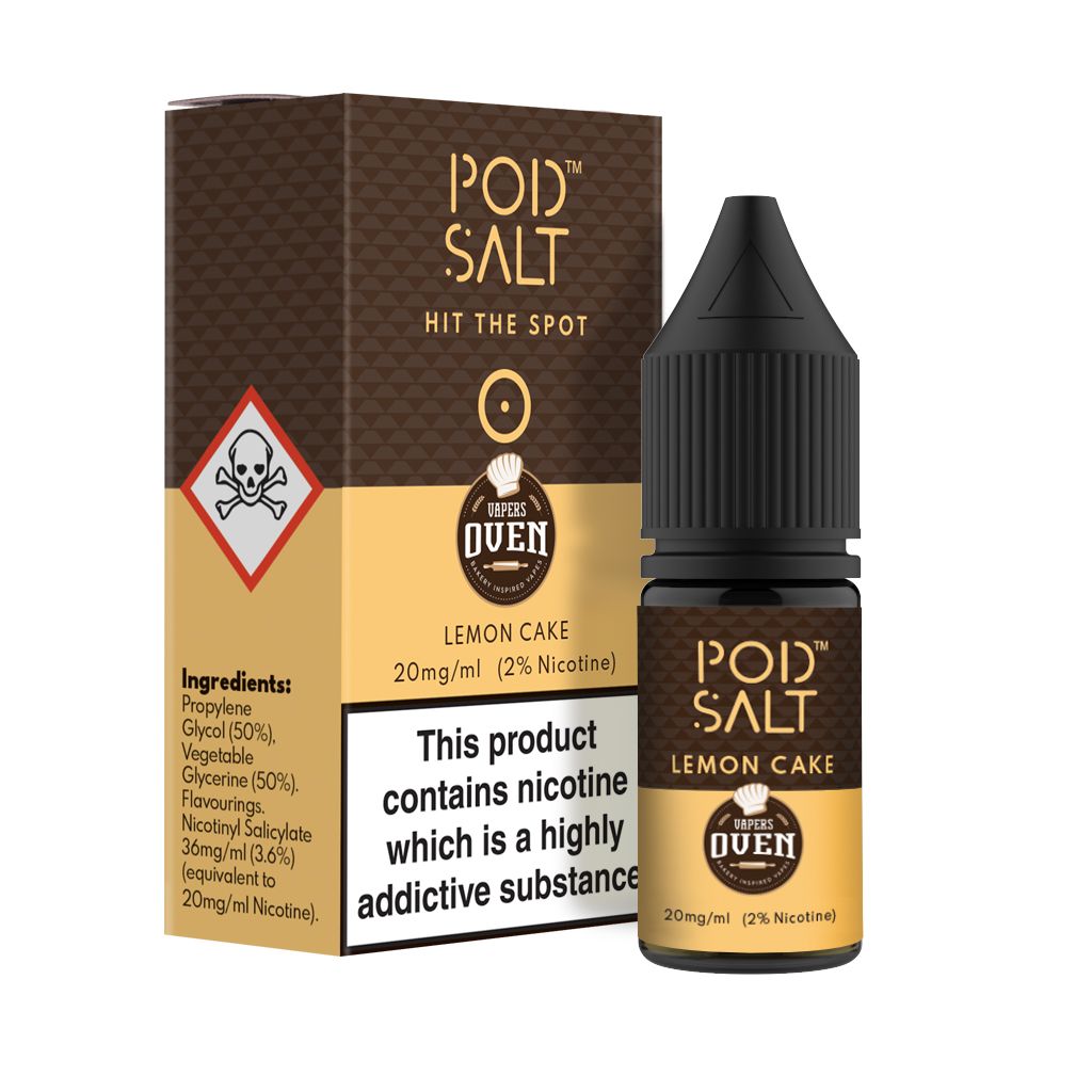 Pod Salt Lemon Cake 10ml Nic Salt