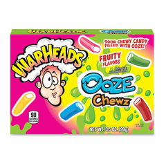 Warheads Sour Ooze Chewz Theater Box 3.5oz (99g) 12pk