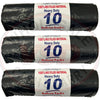 Heavy Duty Refuse Sacks / Black Bags 30x10Rolls