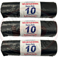 Heavy Duty Refuse Sacks / Black Bags 30x10Rolls