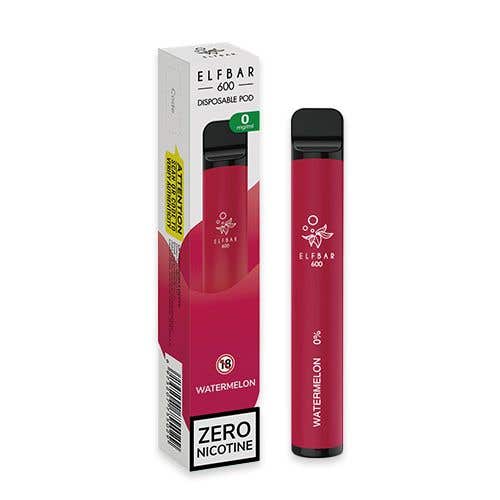 Elf Bar 600 Disposable Vape Device (0MG ZERO NICOTINE)