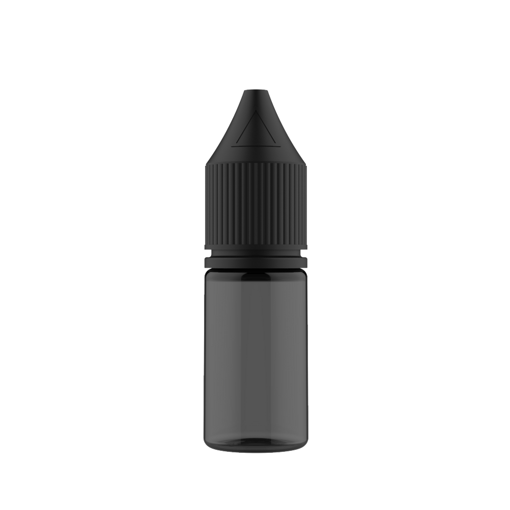 Chubby Gorilla Black Transparent Bottle 10ml With Black Cap