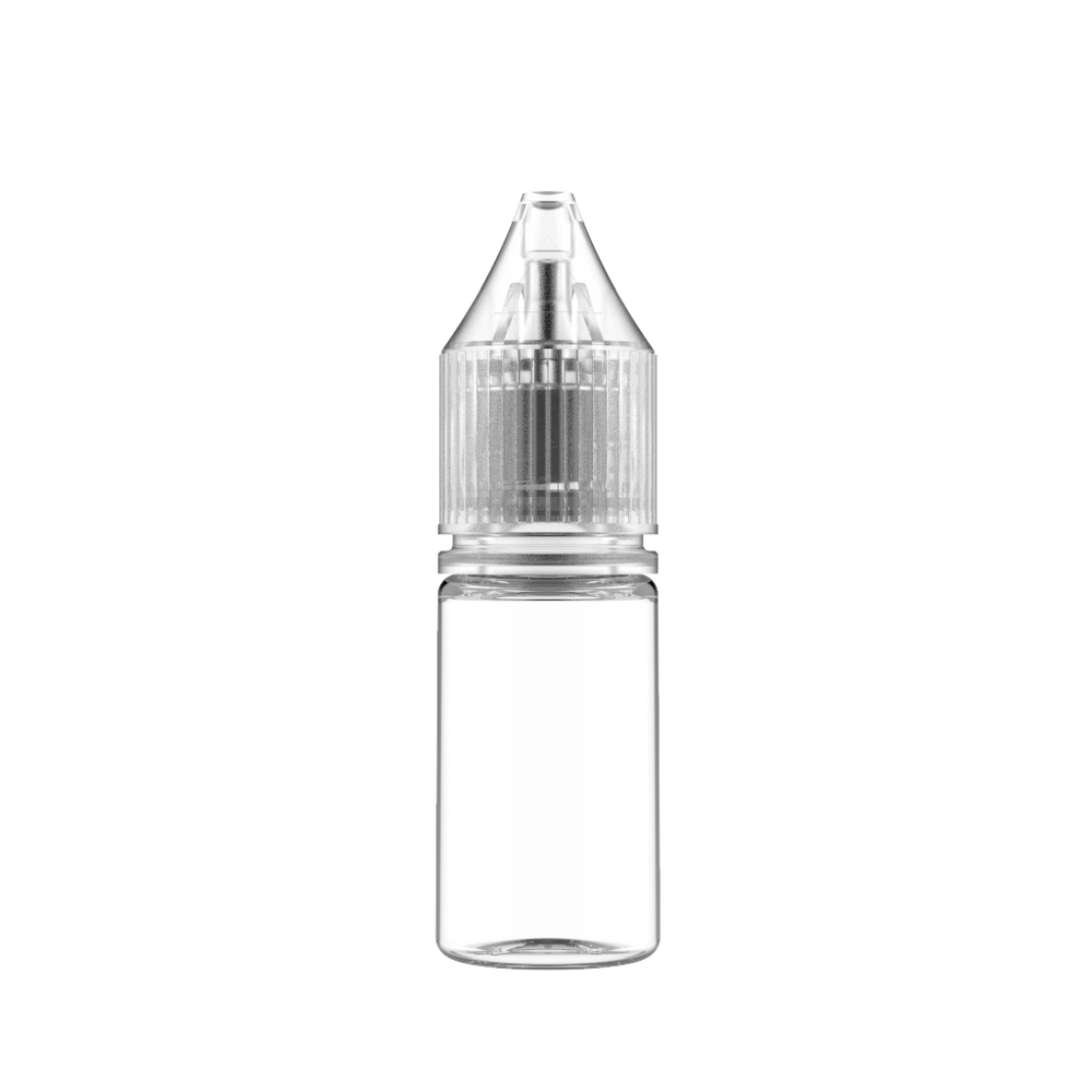 Chubby Gorilla Clear Transparent Bottle 10ml With Clear Cap