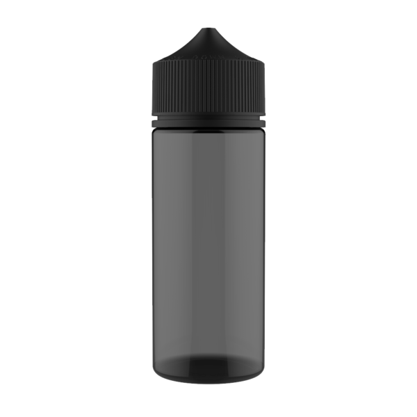 Chubby Gorilla V3 Black Transparent Bottle 120ml With Black Cap