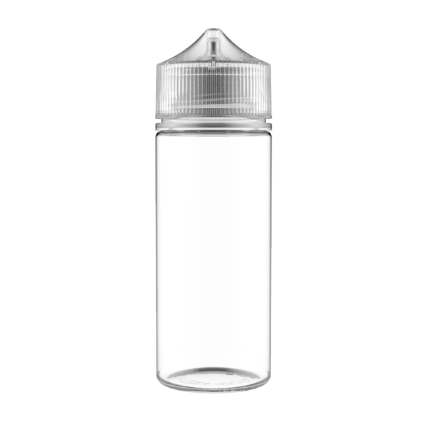 Chubby Gorilla Clear Transparent V3 Bottle With Clear Cap - 120ml