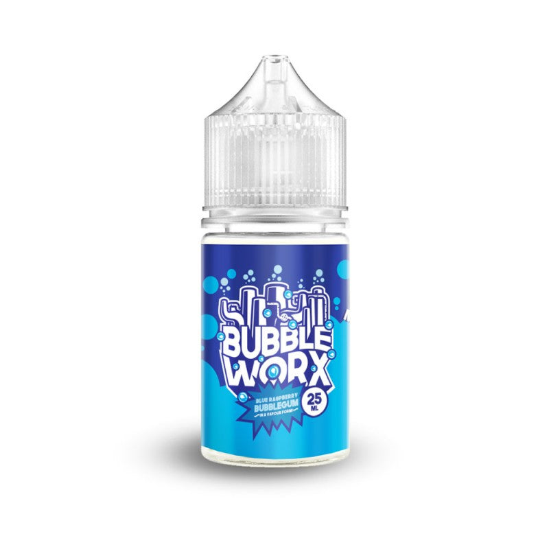Bubble Worx - Blue Raspberry 0mg Shortfill - 25ml