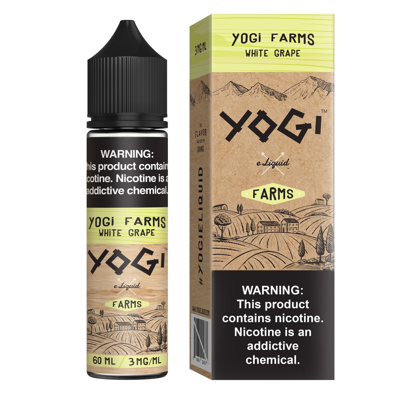 Yogi Farms White Grape 0mg 50ml Shortfill E-Liquid