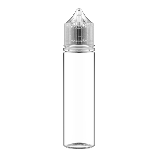 Chubby Gorilla Clear Transparent Bottle With Clear Cap - 60ml