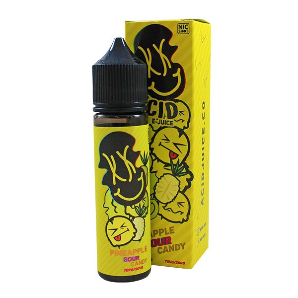 Nasty Juice Acid Juice: Pineapple Sour Candy 0mg 50ml Shortfill E-Liquid