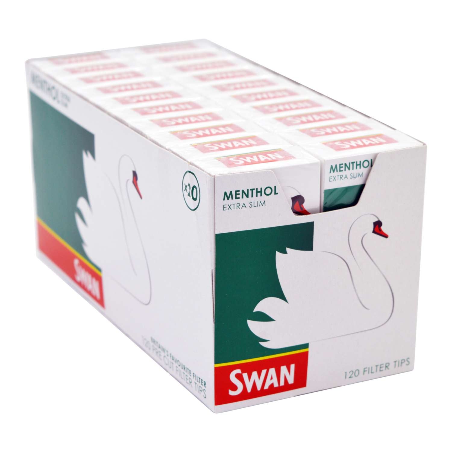Swan Menthol Extra Slim Filter Tips 20 box
