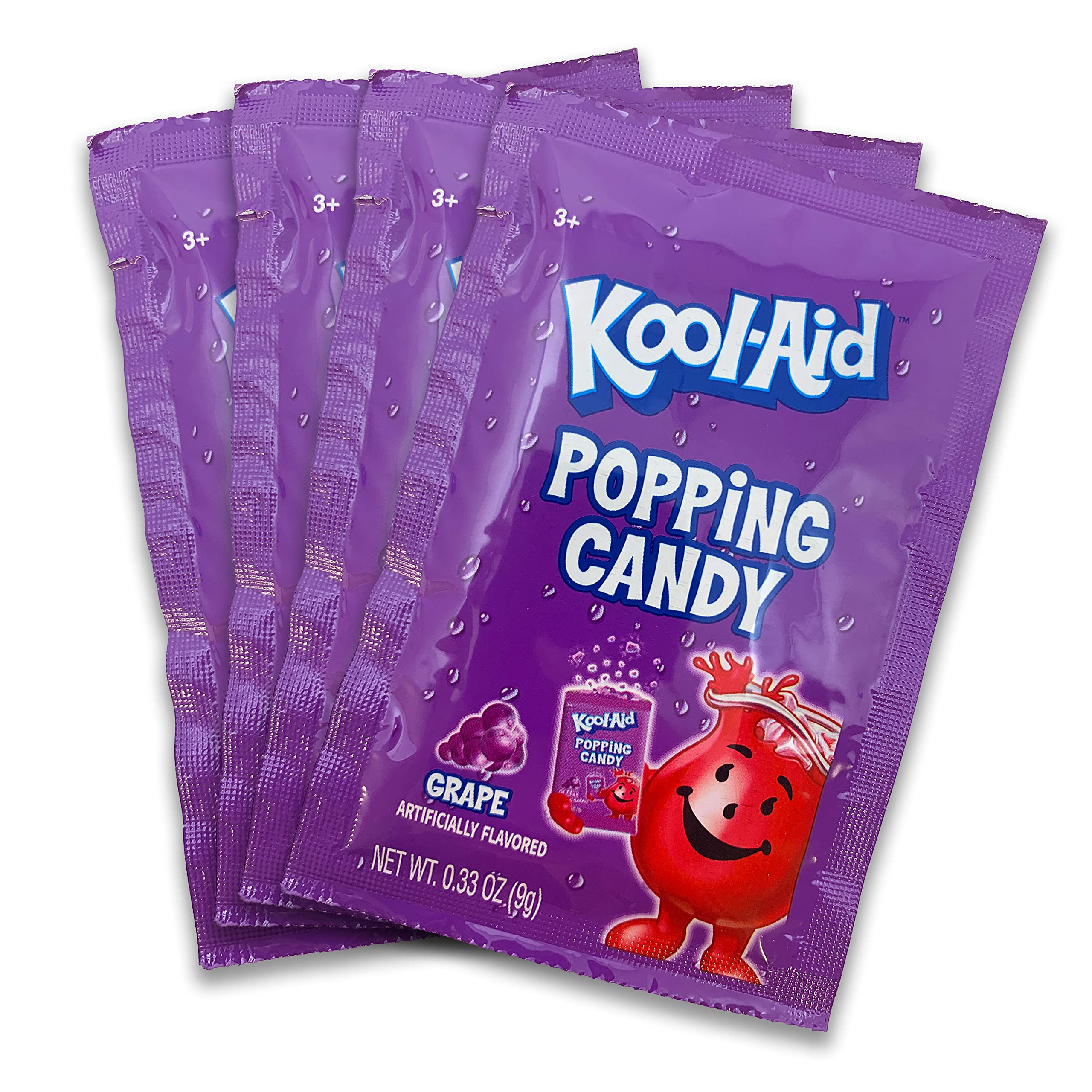 Kool-Aid Popping Candy Pouch - Grape 0.33oz (9g) 20CT