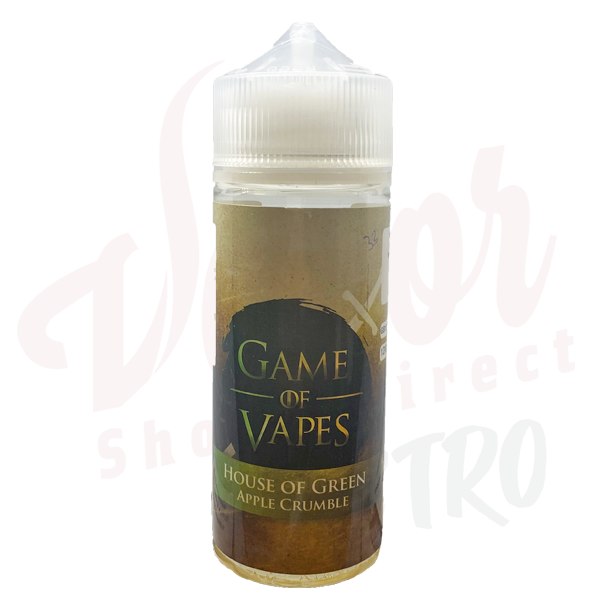 Game Of Vapes House Of Green Apple Crumble 50:50 0mg 100ml