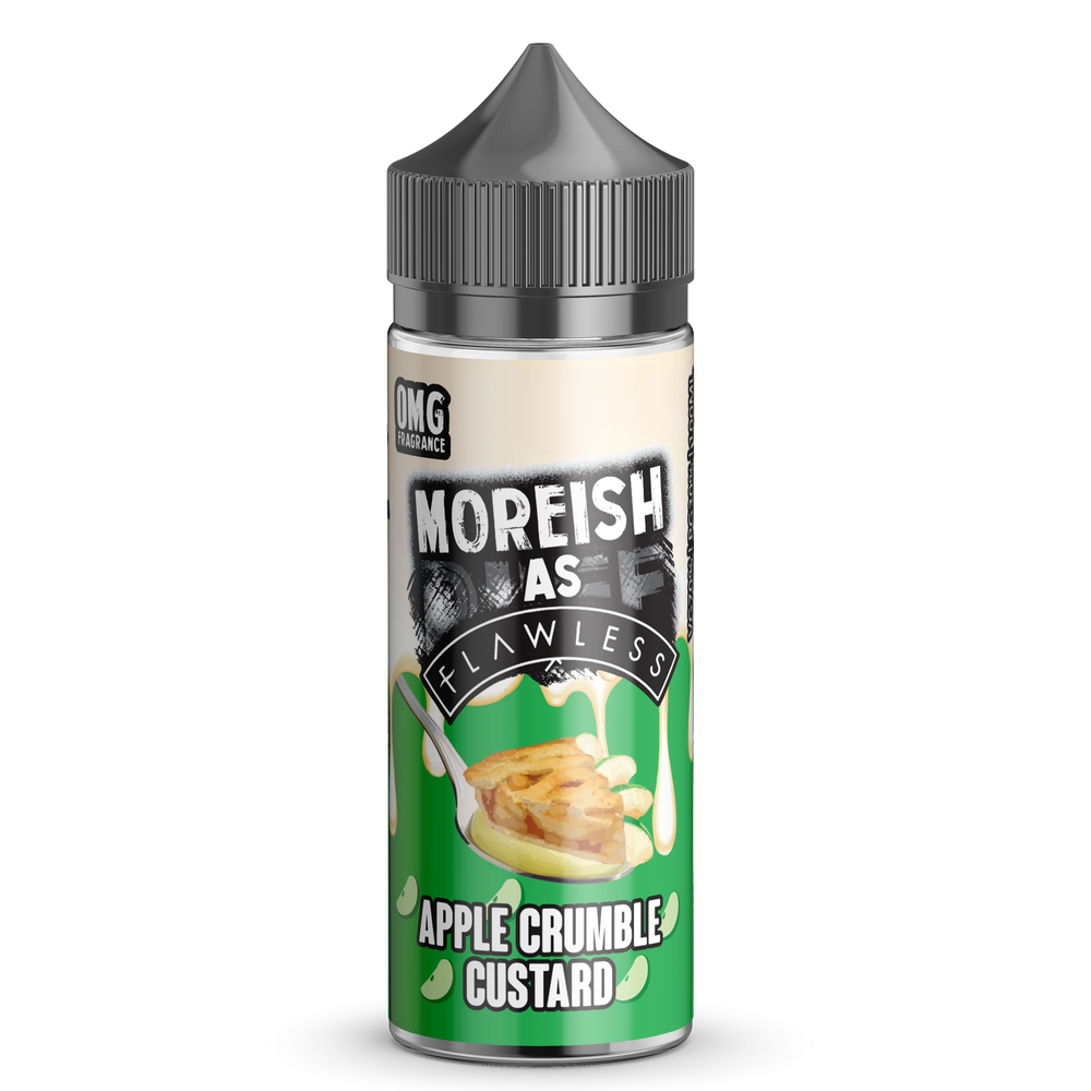 Moreish As Flawless Apple Crumble Custard 100ml Shortfill