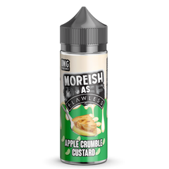 Moreish As Flawless Apple Crumble Custard 100ml Shortfill