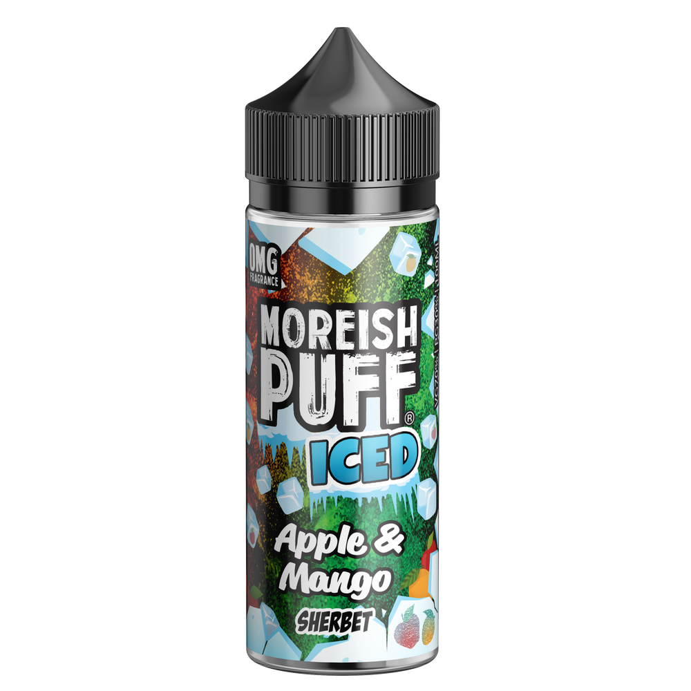 Moreish Puff Iced Apple & Mango Sherbet 100ml Shortfill