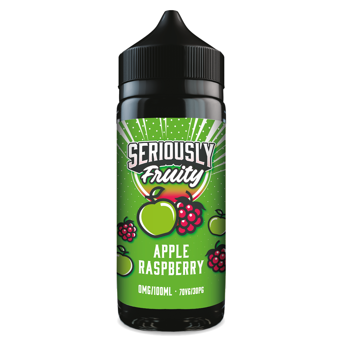 Doozy Vape Seriously Fruity: Apple Raspberry 0mg 100ml Shortfill E-Liquid
