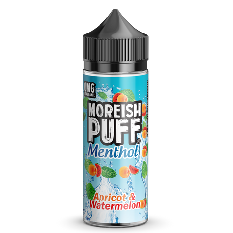 Moreish Puff Menthol Apricot & Watermelon 100ml Shortfill