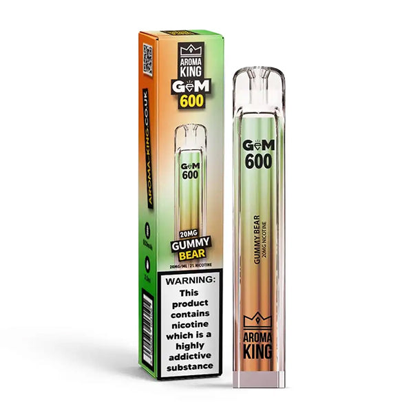 Aroma King Gem 600 Disposable Vape Device 0mg/20mg