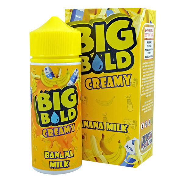 Big Bold Creamy: Banana Milk 0mg 100ml Shortfill E-Liquid
