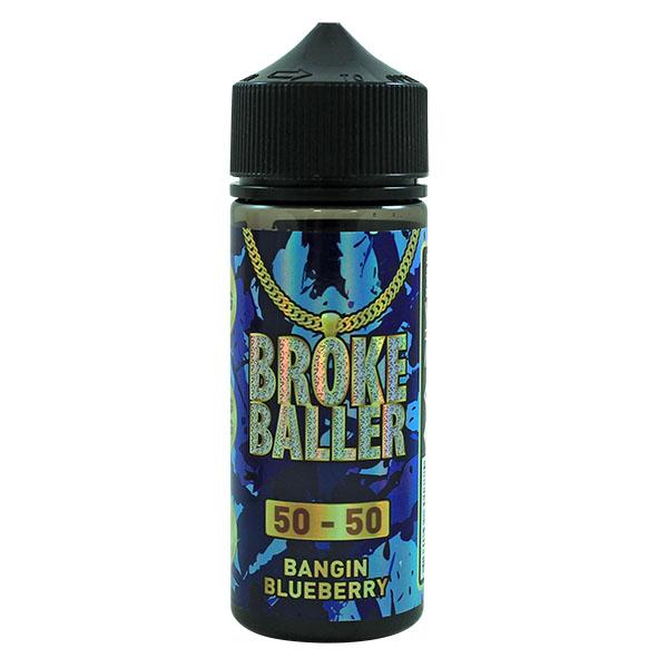 Bangin Blueberry E-Liquid by Broke Baller 80ml Shortfill
